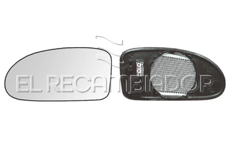 GLASS WITH SUPPORT Left side (driver) FORD FOCUS (98-05) - 31095127