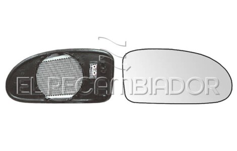 GLASS WITH SUPPORT Right side (passenger) FORD FOCUS (98-05) - 31095128