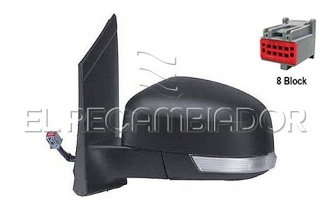 ESPEJO COMPLETO Lado izquierdo (conductor) FORD FOCUS (07-11) - 27316801