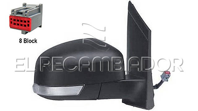ESPEJO COMPLETO Lado derecho (acompañante) FORD FOCUS (07-11) - 27316802