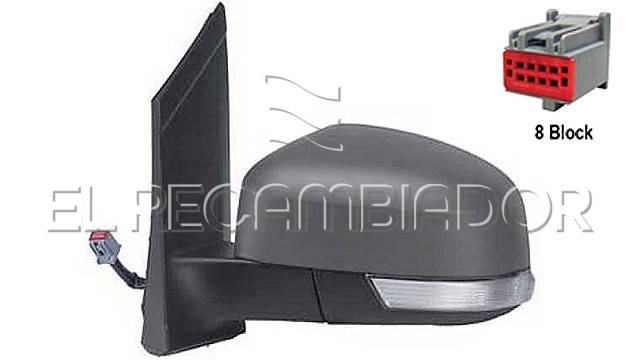 ESPEJO COMPLETO Lado izquierdo (conductor) FORD FOCUS (07-11) - 27093233