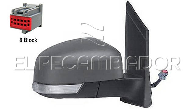 ESPEJO COMPLETO Lado derecho (acompañante) FORD FOCUS (07-11) - 27093234