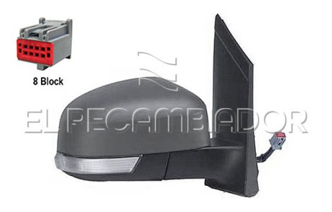 ESPEJO COMPLETO Lado derecho (acompañante) FORD FOCUS (07-11) - 27093234