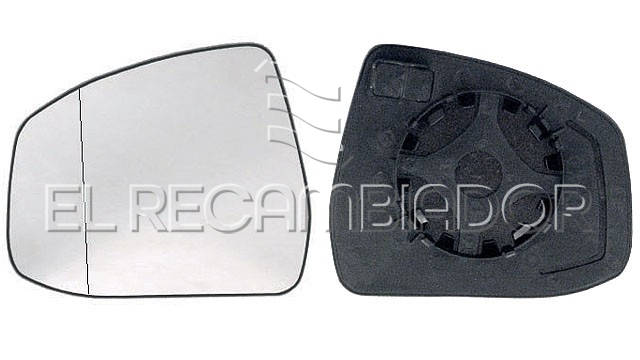 GLASS WITH SUPPORT Left side (driver) FORD FOCUS (07-11) - 31316801