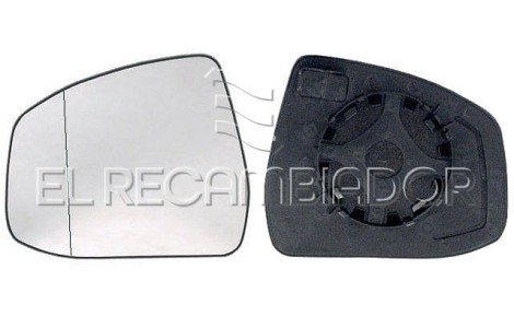 GLASS WITH SUPPORT Left side (driver) FORD FOCUS (07-11) - 31316801