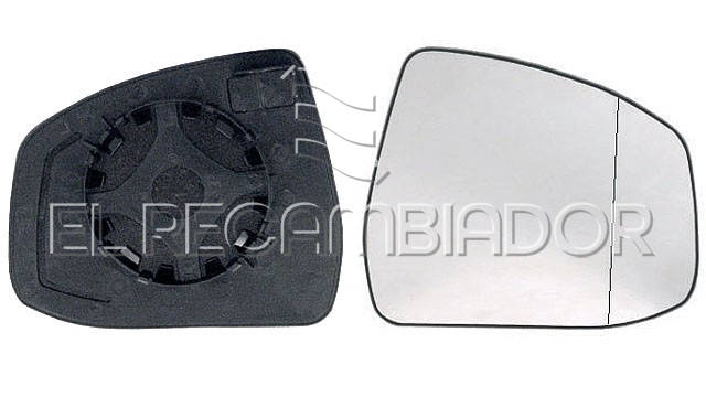 GLASS WITH SUPPORT Right side (passenger) FORD FOCUS (07-11) - 31316802