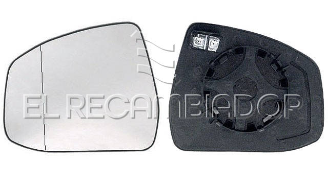 GLASS WITH SUPPORT Left side (driver) FORD FOCUS (07-11) - 31316841