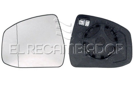 GLASS WITH SUPPORT Left side (driver) FORD FOCUS (07-11) - 31316841