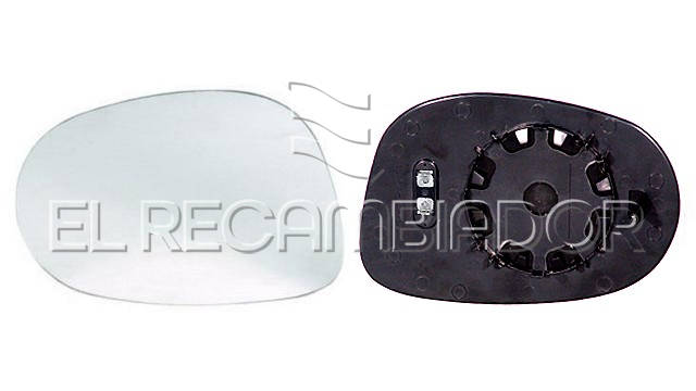 GLASS WITH SUPPORT Left side (driver) FORD KA (08-16) - 31316101
