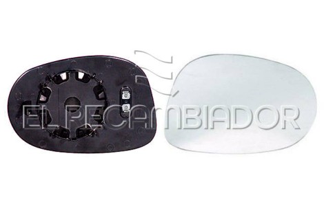 GLASS WITH SUPPORT Right side (passenger) FORD KA (08-16) - 31316102