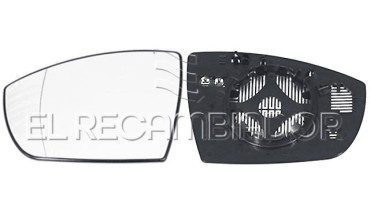 GLASS WITH SUPPORT Left side (driver) FORD KUGA (13-20) - 31317101