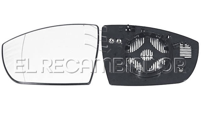 GLASS WITH SUPPORT Left side (driver) FORD KUGA (13-20) - 31317101