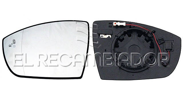 GLASS WITH SUPPORT Left side (driver) FORD KUGA (13-20) - 31317111