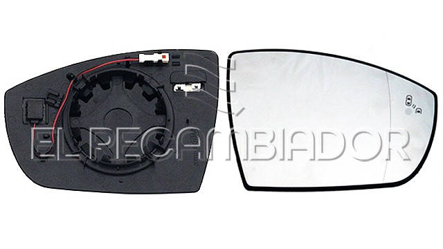 CRISTAL CON SOPORTE Lado derecho (acompañante) FORD KUGA (13-20) - 31317112