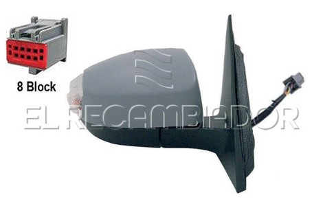 ESPEJO COMPLETO Lado derecho (acompañante) FORD S-MAX (06-15) - 27314264