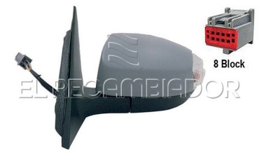 COMPLET MIRROR Left side (driver) FORD S-MAX (06-15) - 27314285