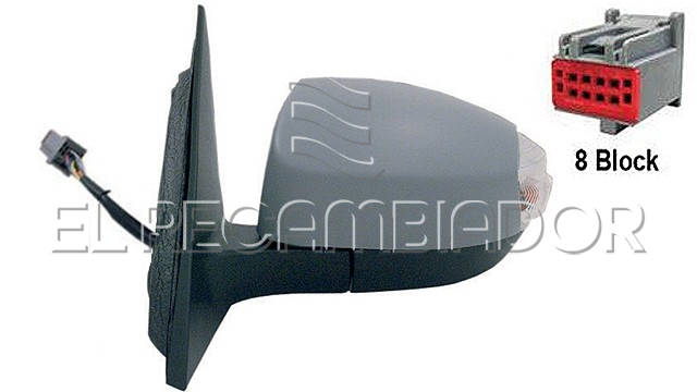 COMPLET MIRROR Left side (driver) FORD S-MAX (06-15) - 27314285
