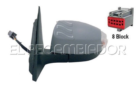 COMPLET MIRROR Left side (driver) FORD S-MAX (06-15) - 27314285