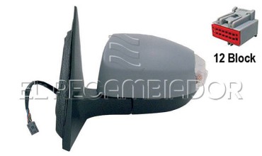 COMPLET MIRROR Left side (driver) FORD S-MAX (06-15) - 27314201