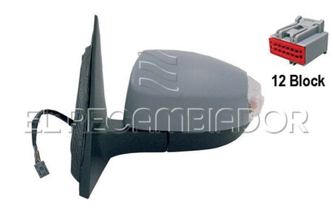 COMPLET MIRROR Left side (driver) FORD S-MAX (06-15) - 27314201
