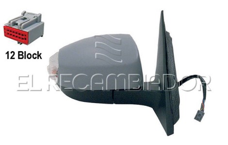 COMPLET MIRROR Right side (passenger) FORD S-MAX (06-15) - 27314202