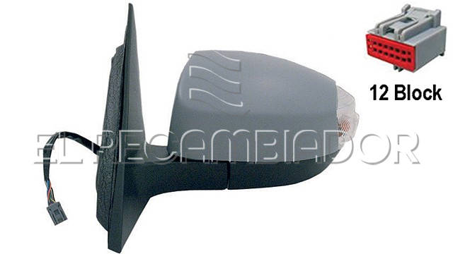 COMPLET MIRROR Left side (driver) FORD S-MAX (06-15) - 27097143