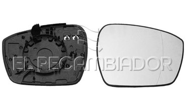GLASS WITH SUPPORT Right side (passenger) FORD S-MAX (15-) - 31092202
