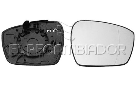 GLASS WITH SUPPORT Right side (passenger) FORD S-MAX (15-) - 31092202