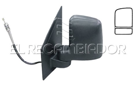 COMPLET MIRROR Left side (driver) FORD TOURNEO CONNECT (02-09) - 24313811
