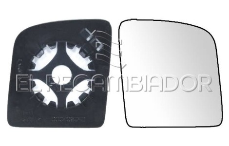 GLASS WITH SUPPORT Right side (passenger) FORD TOURNEO CONNECT (02-09) - 31313812