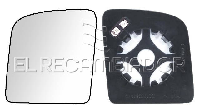 CRISTAL CON SOPORTE Lado izquierdo (conductor) FORD TOURNEO CONNECT (02-09) - 31313821