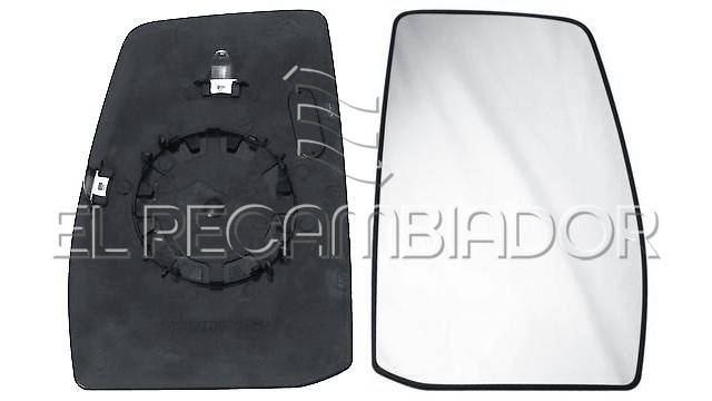 CRISTAL CON SOPORTE Lado derecho (acompañante) FORD TOURNEO CUSTOM (12-) - 31097014
