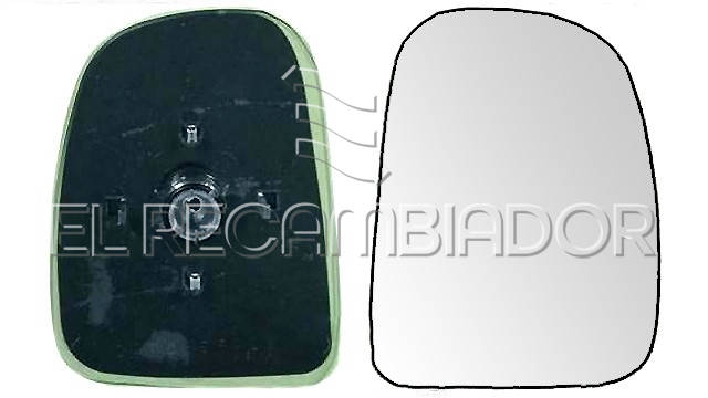 CRISTAL CON SOPORTE Lado derecho (acompañante) FORD TRANSIT (94-00) - 31313212