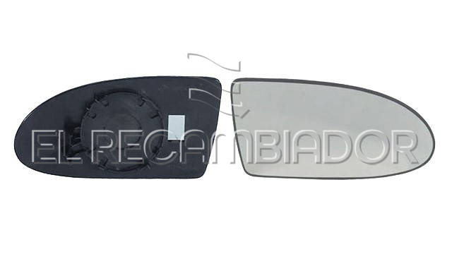 GLASS WITH SUPPORT Right side (passenger) HYUNDAI ACCENT (06-10) - 31121212