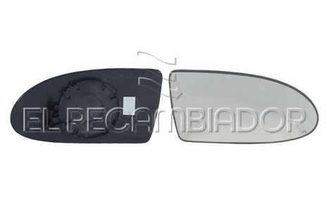 GLASS WITH SUPPORT Right side (passenger) HYUNDAI ACCENT (06-10) - 31121212