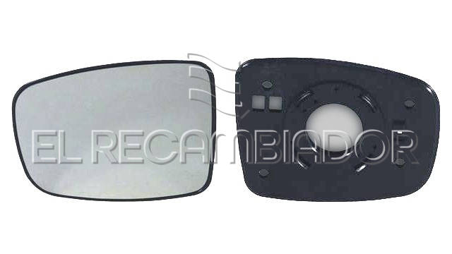 GLASS WITH SUPPORT Left side (driver) HYUNDAI i10 (08-11) - 31121601