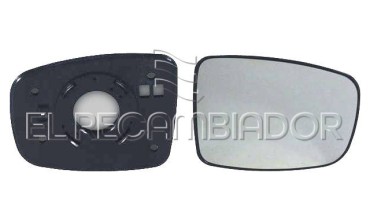 GLASS WITH SUPPORT Right side (passenger) HYUNDAI i10 (08-11) - 31121602