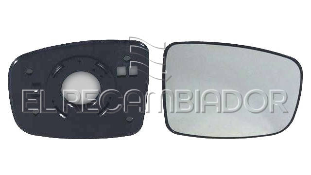 GLASS WITH SUPPORT Right side (passenger) HYUNDAI i10 (08-11) - 31121602
