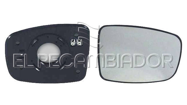 GLASS WITH SUPPORT Right side (passenger) HYUNDAI i10 (08-11) - 31121712