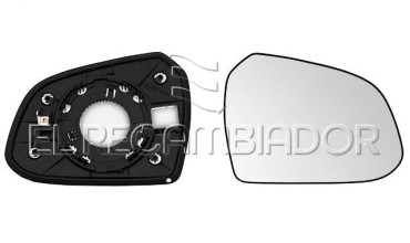 GLASS WITH SUPPORT Right side (passenger) HYUNDAI i10 (13-16) - 31121714