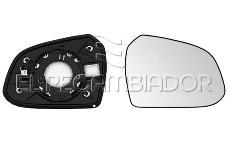 GLASS WITH SUPPORT Right side (passenger) HYUNDAI i10 (13-16) - 31121714