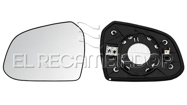 GLASS WITH SUPPORT Left side (driver) HYUNDAI i10 (13-16) - 31121715