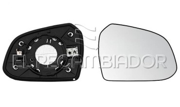 GLASS WITH SUPPORT Right side (passenger) HYUNDAI i10 (13-16) - 31121716