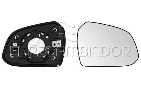 GLASS WITH SUPPORT Right side (passenger) HYUNDAI i10 (13-16) - 31121716