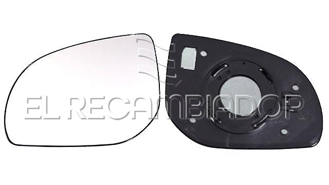 GLASS WITH SUPPORT Left side (driver) HYUNDAI i20 (08-14) - 31121701