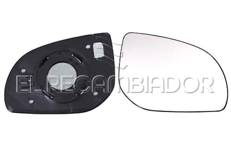 GLASS WITH SUPPORT Right side (passenger) HYUNDAI i20 (08-14) - 31121702