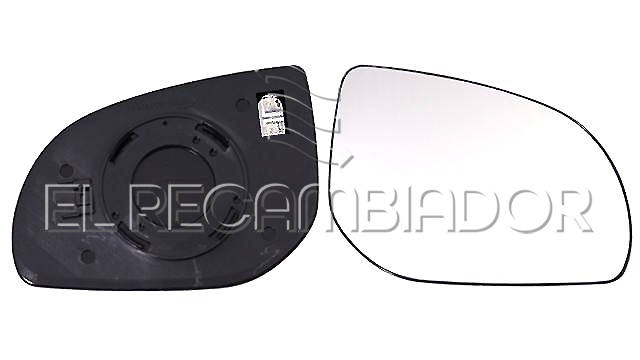 GLASS WITH SUPPORT Right side (passenger) HYUNDAI i20 (08-14) - 31121722