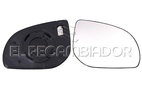 GLASS WITH SUPPORT Right side (passenger) HYUNDAI i20 (08-14) - 31121722