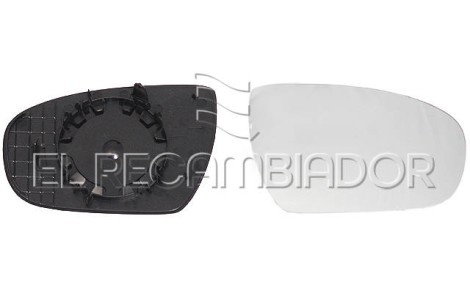 GLASS WITH SUPPORT Right side (passenger) HYUNDAI i20 (14-) - 31121802