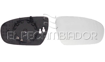 GLASS WITH SUPPORT Right side (passenger) HYUNDAI i20 (14-) - 31121812